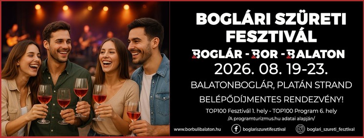 Balatonboglár 2026. Szüreti fesztivál
