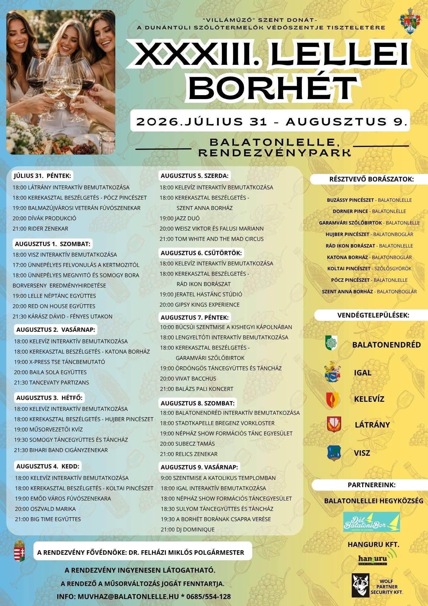 Balatonlelle Lellei Borhét