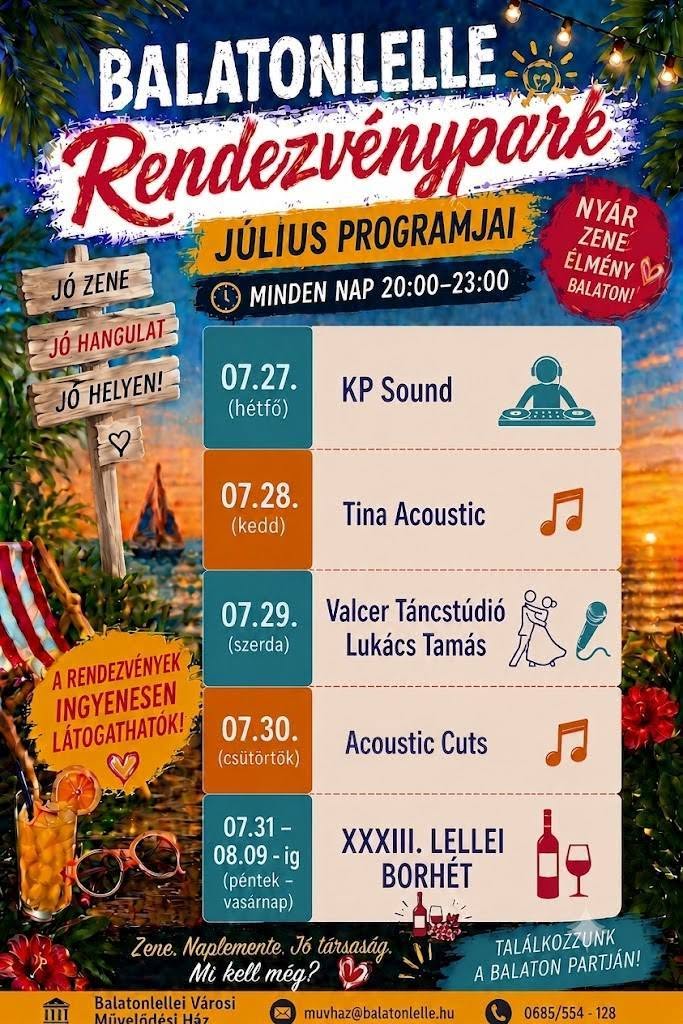 Rendezvénypark-Júniusi programok 2026